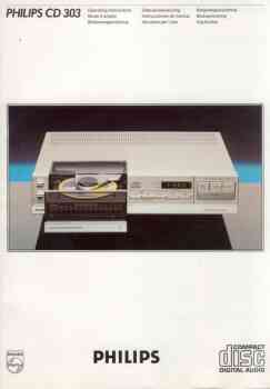 Philips cd-303 owners manual PDF